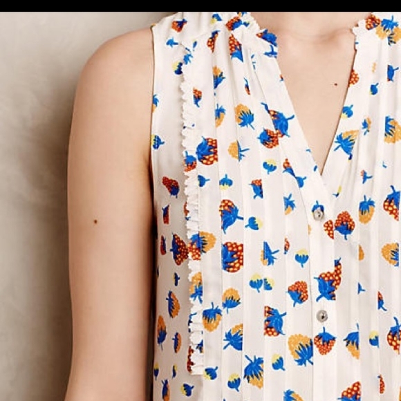 🍓Like New🍓 Fragola Ruffled Tank - Picture 2 of 10